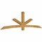 Ekena Millwork Alberta Rough Sawn Timber Gable Bracket, Western Red Cedar, 108"W x 31 1/2"H x 4"D x 4"F, 7/12 Pitch GBW108X31X0404ALB00RWR - alternate 2